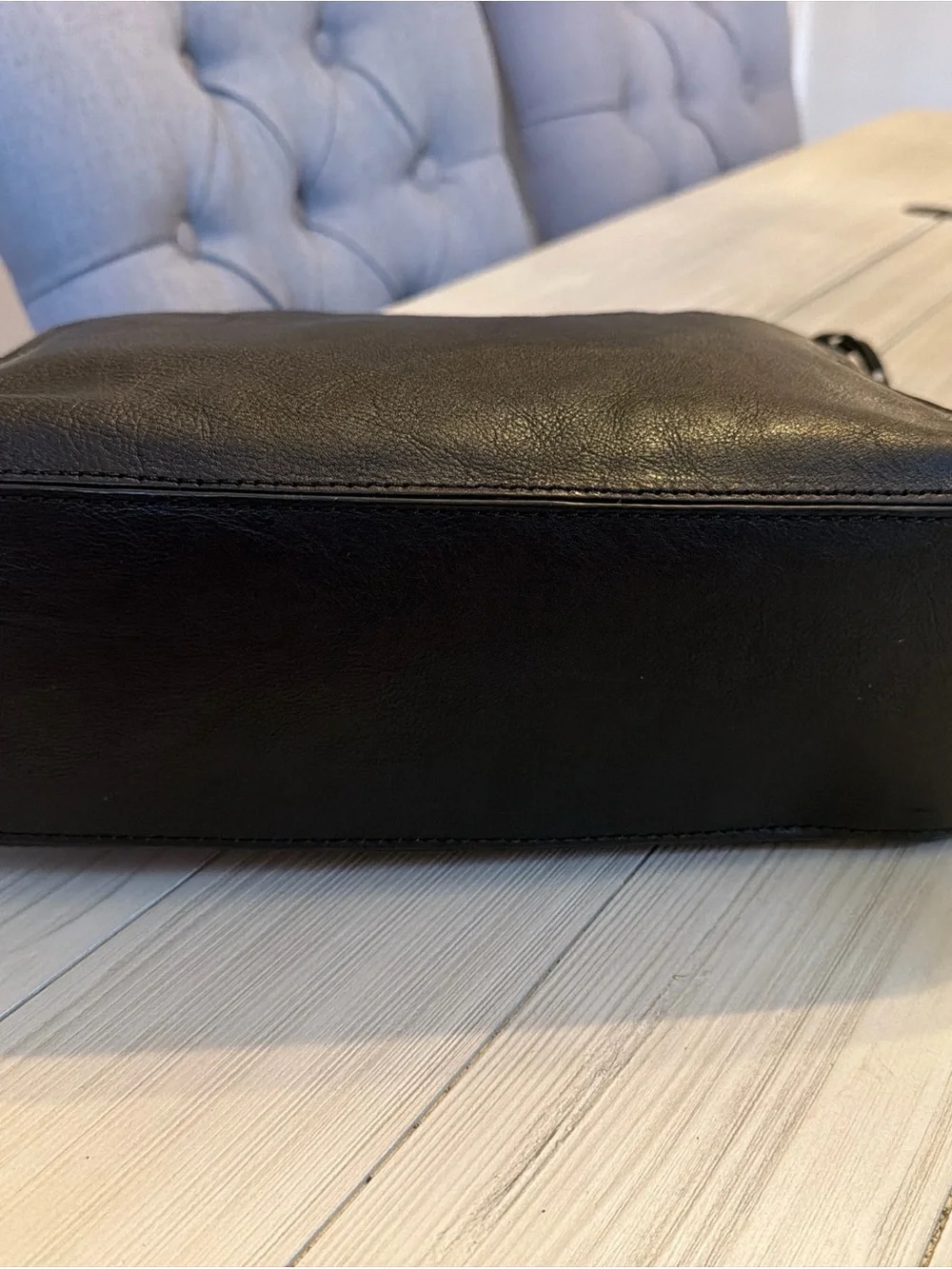 Michael Kors Black Leather Brookville Hobo Shoulder Bag
